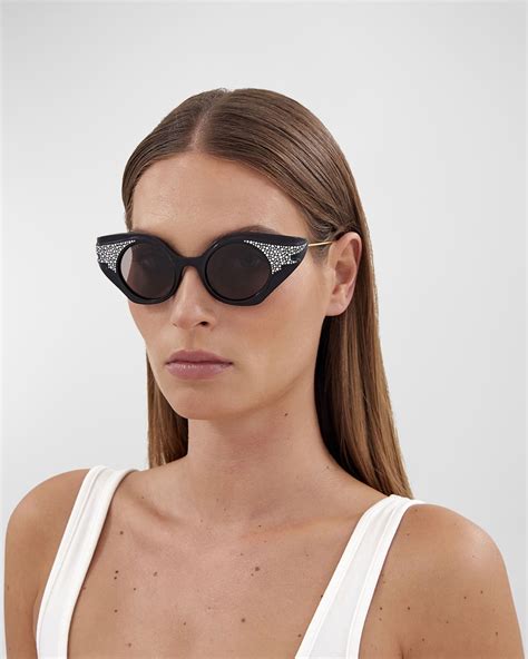 gucci cat eye acetate and metal sunglasses|best designer cat eye sunglasses.